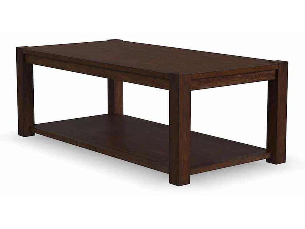 Flexsteel W1002-0311  Boulder Rectangular Coffee Table with Casters