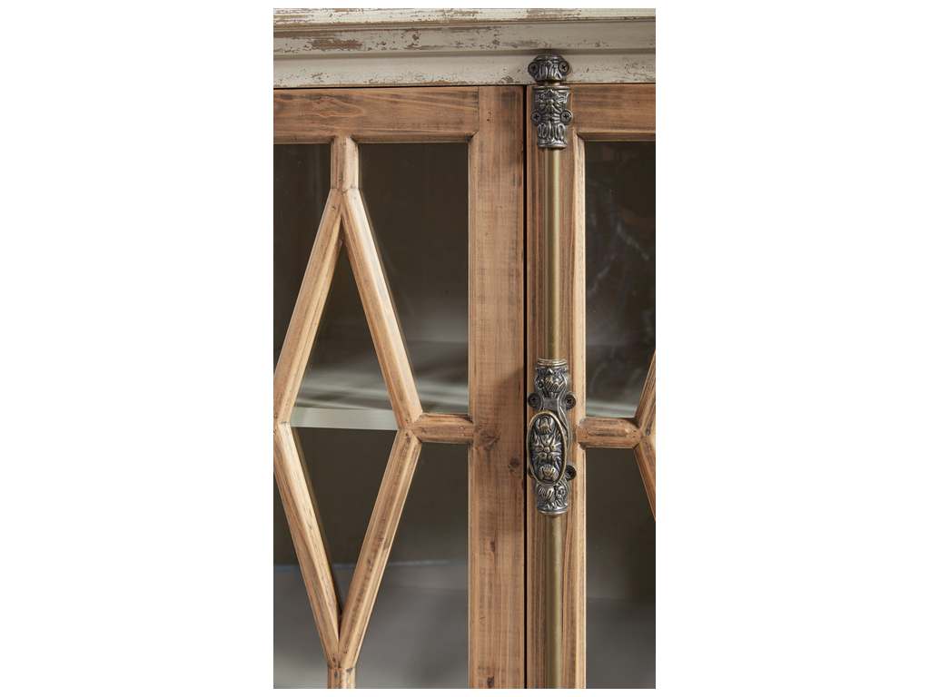 Furniture Classics 20-366 Dove Stalone Glass Front Server Furniture Classics 20-366 Dove Stalone Glass Front Server