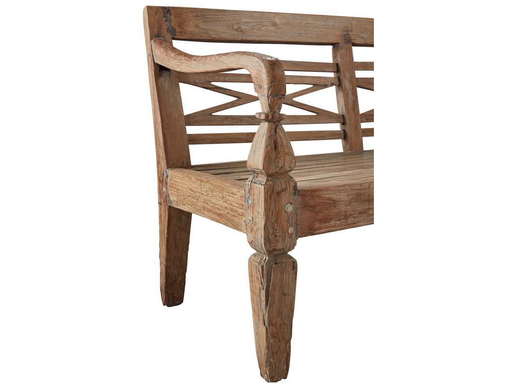 Furniture Classics 64389 Antique Plantation Grown Teak Bench Furniture Classics 64389 Antique Plantation Grown Teak Bench