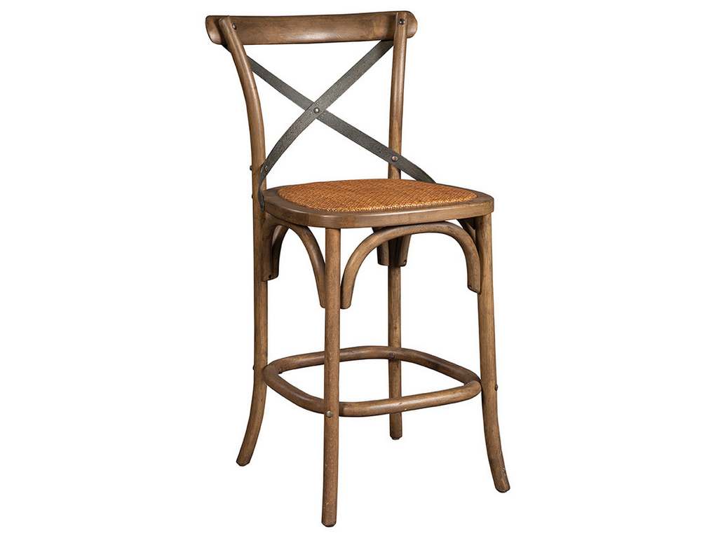 Furniture Classics 70026DW  Bentwood Counter Stool with Metal Back