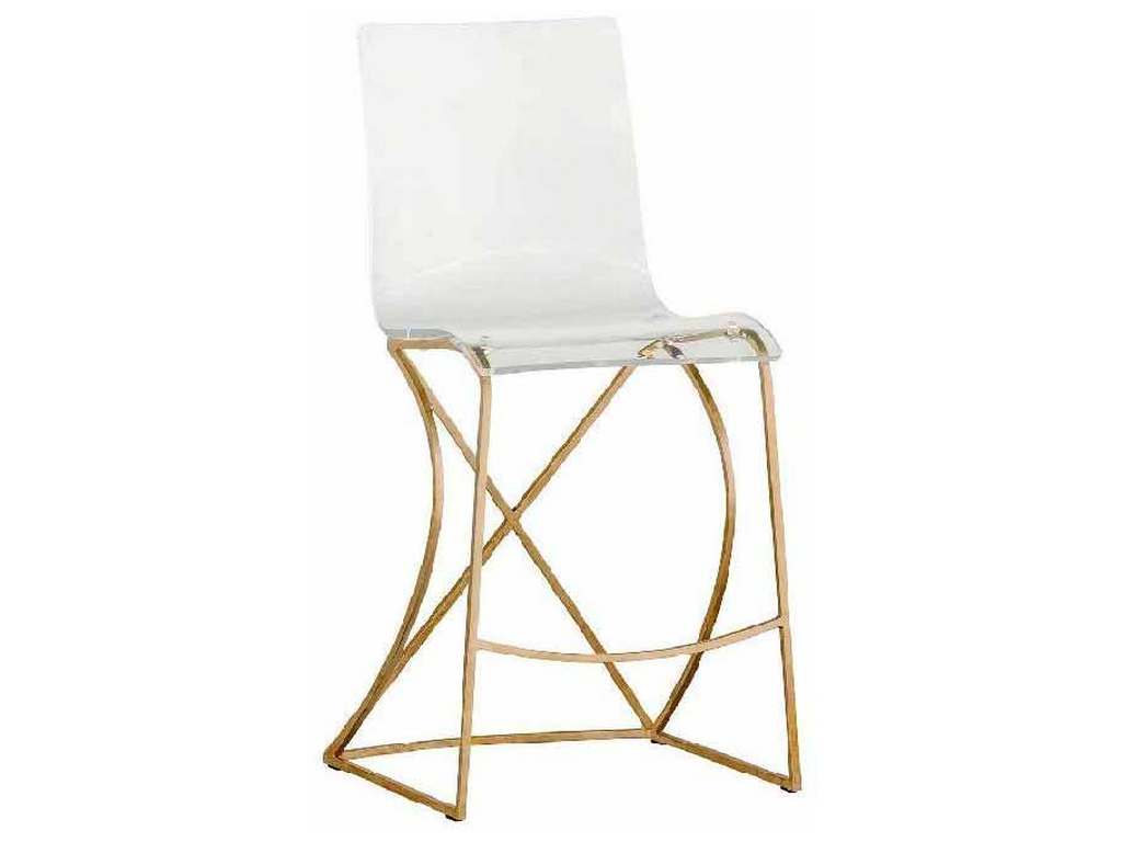 Gabby Home SCH-151135 Johnson 24 inch Counter Stool Gold Gabby Home SCH-151135 Johnson 24 inch Counter Stool Gold