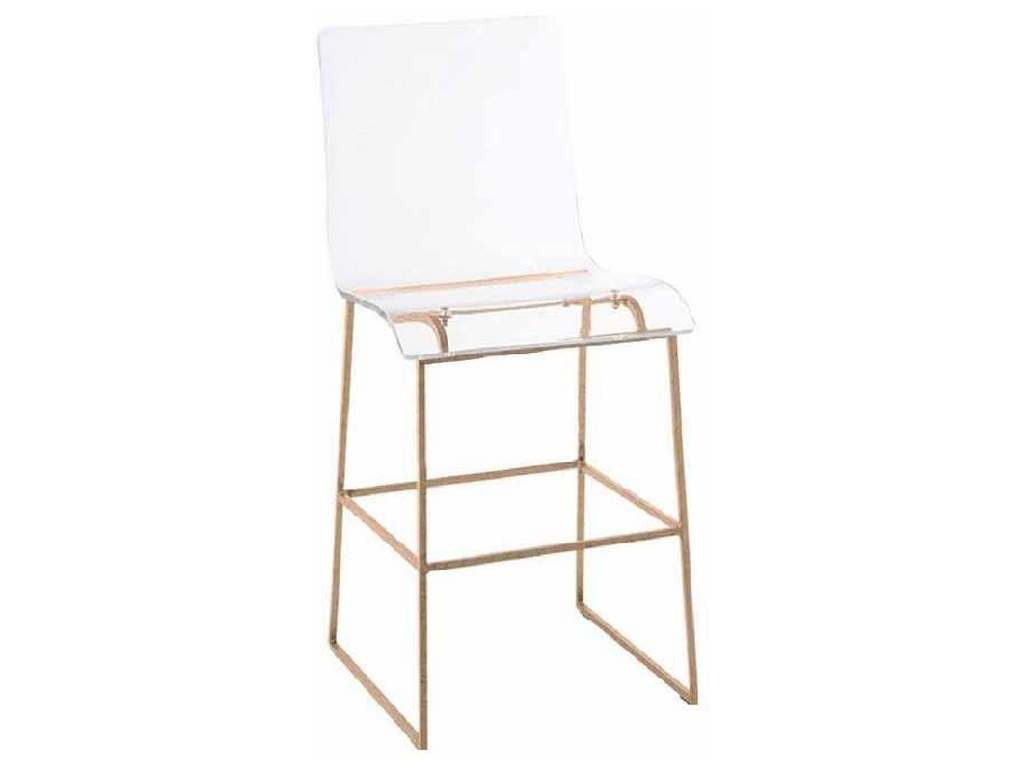 Gabby Home SCH-151140  King 24 inch Counter Stool Gold