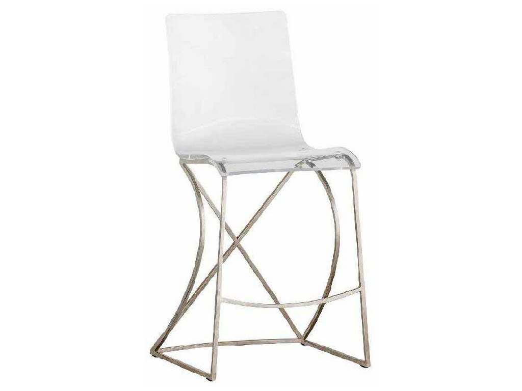 Gabby Home SCH-151385 Johnson 24 inch Counter Stool Silver Gabby Home SCH-151385 Johnson 24 inch Counter Stool Silver