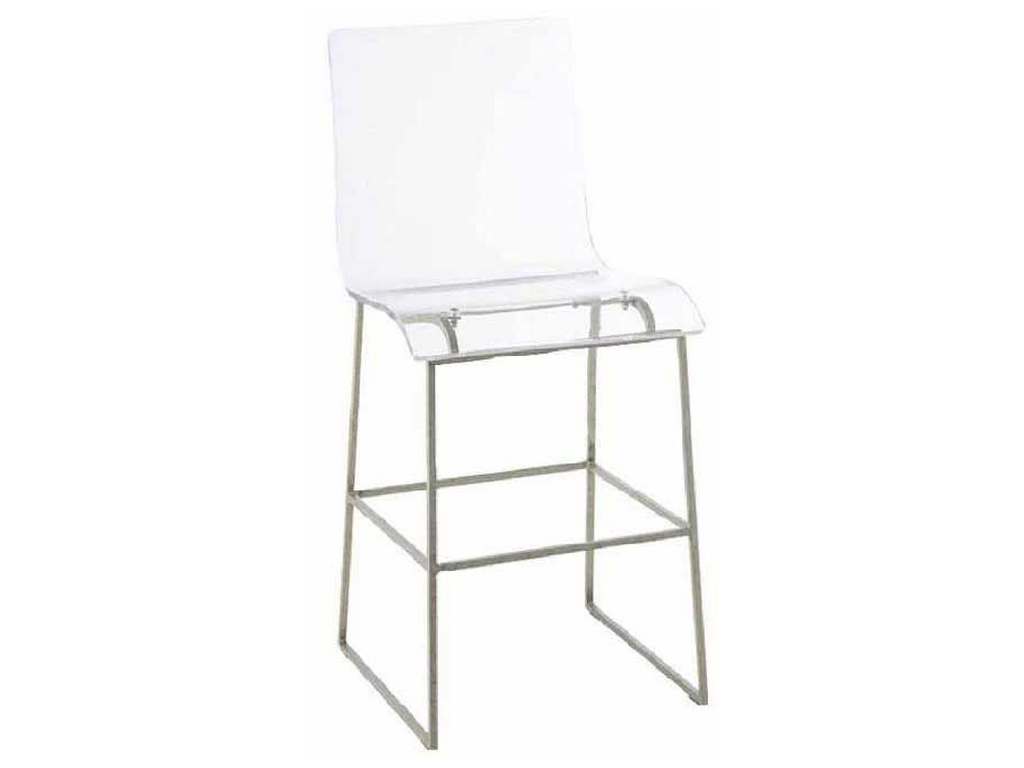 Gabby Home SCH-151620  King 24 inch Counter Stool Silver