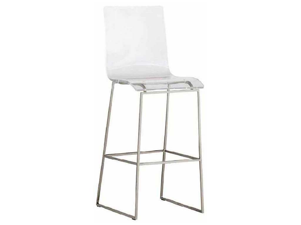 Gabby Home SCH-151630  King 30 inch Bar Stool Silver