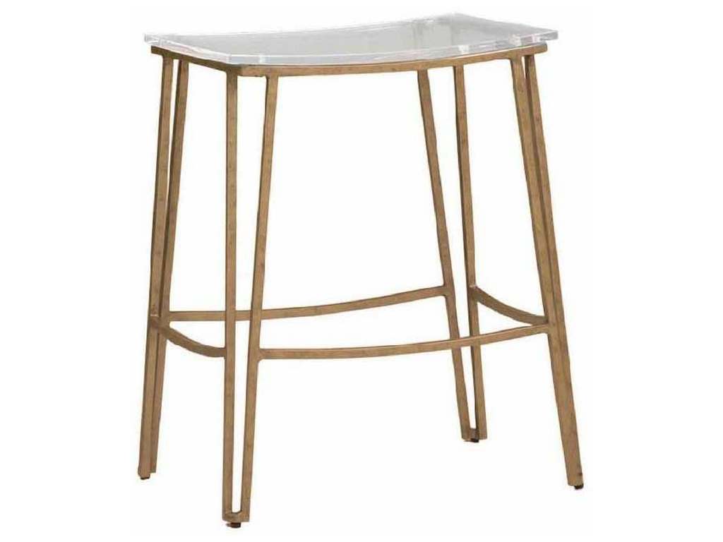 Gabby Home SCH-155410  Pierce 24 and a half inch Counter Stool Gold