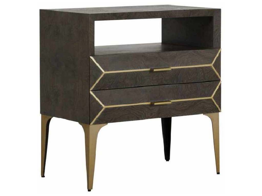 Gabby Home SCH-166305  Westville Nightstand Dark