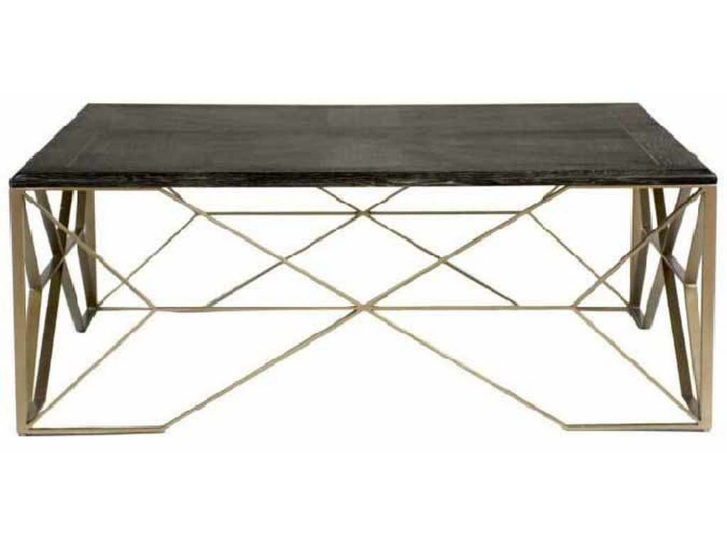 Gabby Home SCH-167290  Theodore Coffee Table Cerused Dark Gray