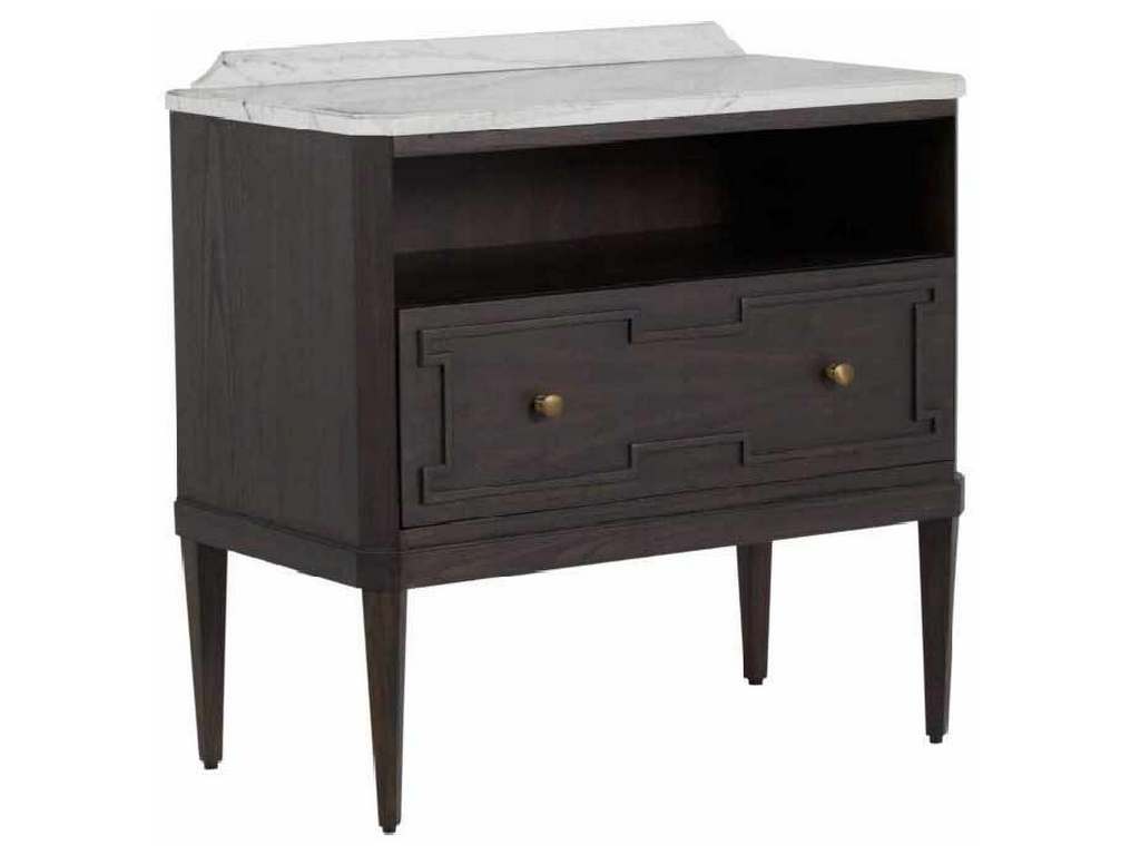 Gabby Home SCH-168200  Glenwood Nightstand Black