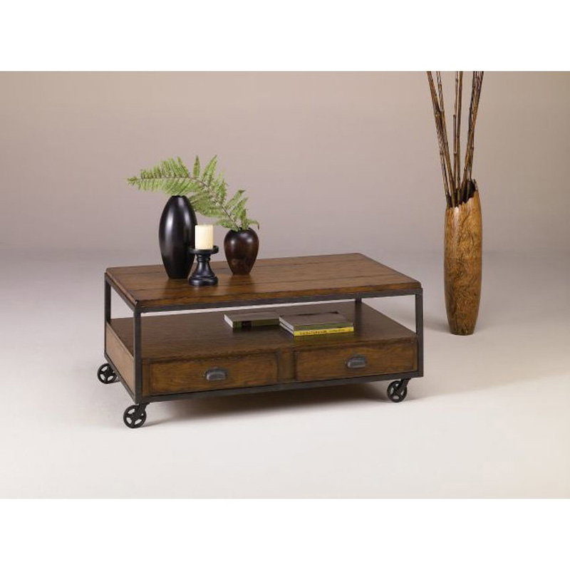 Hammary T20750-T2075207-00 Baja Rectangular Storage Cocktail Table