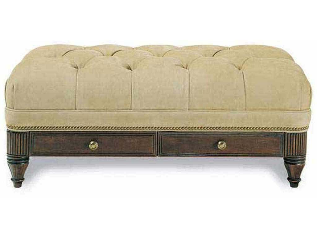 Hancock and Moore 079  Robinson Tufted Cocktail Ottoman