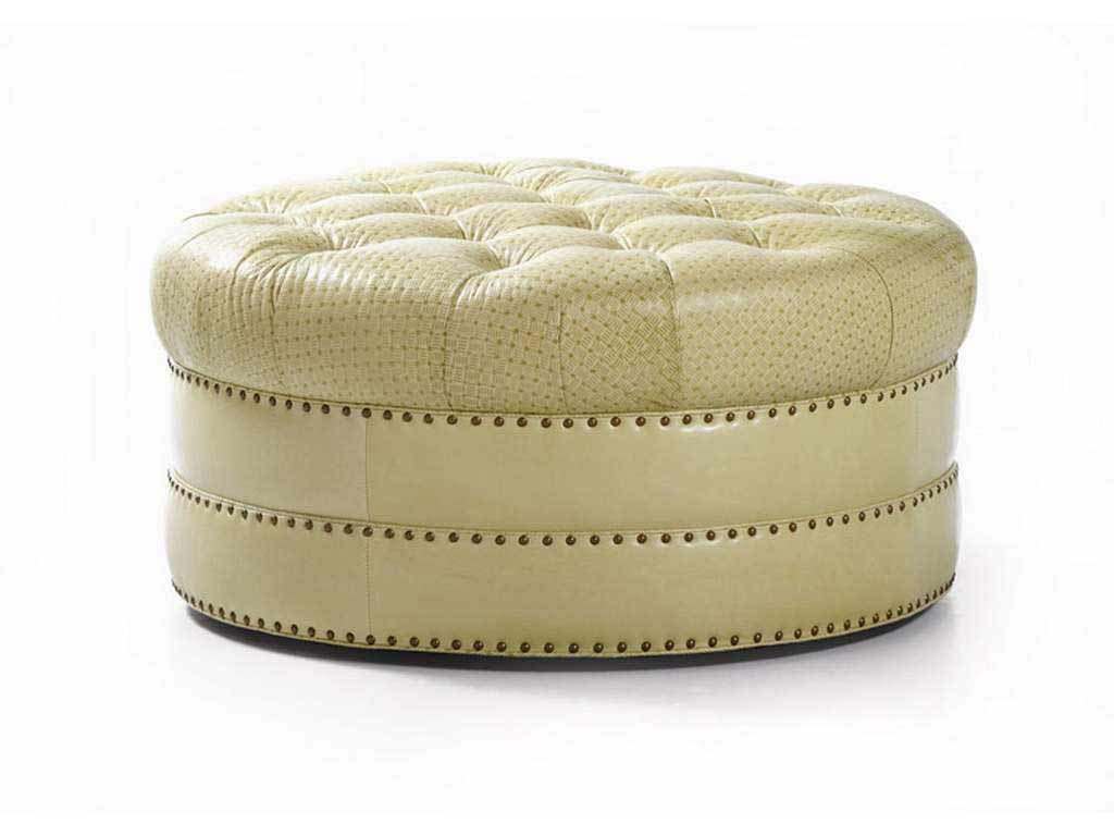 Hancock and Moore 027  Fairbanks Tufted Cocktail Ottoman