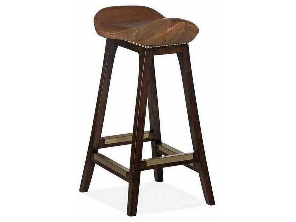 Hancock and Moore 209-24  English Saddle Counter Stool