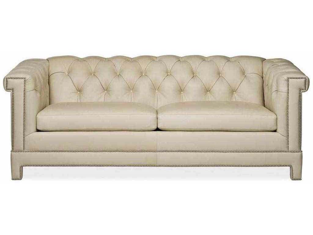 Hancock and Moore 6477-3  Harper Tufted Leather Sofa