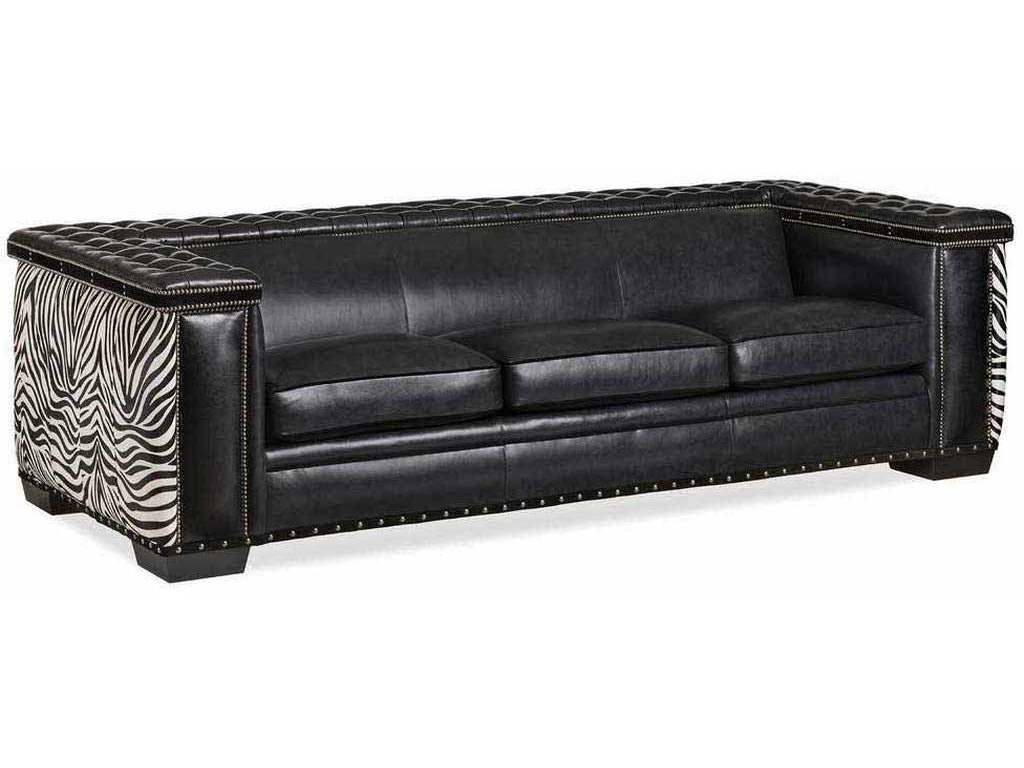Hancock and Moore 6508-3  Buttoncraft Leather Sofa