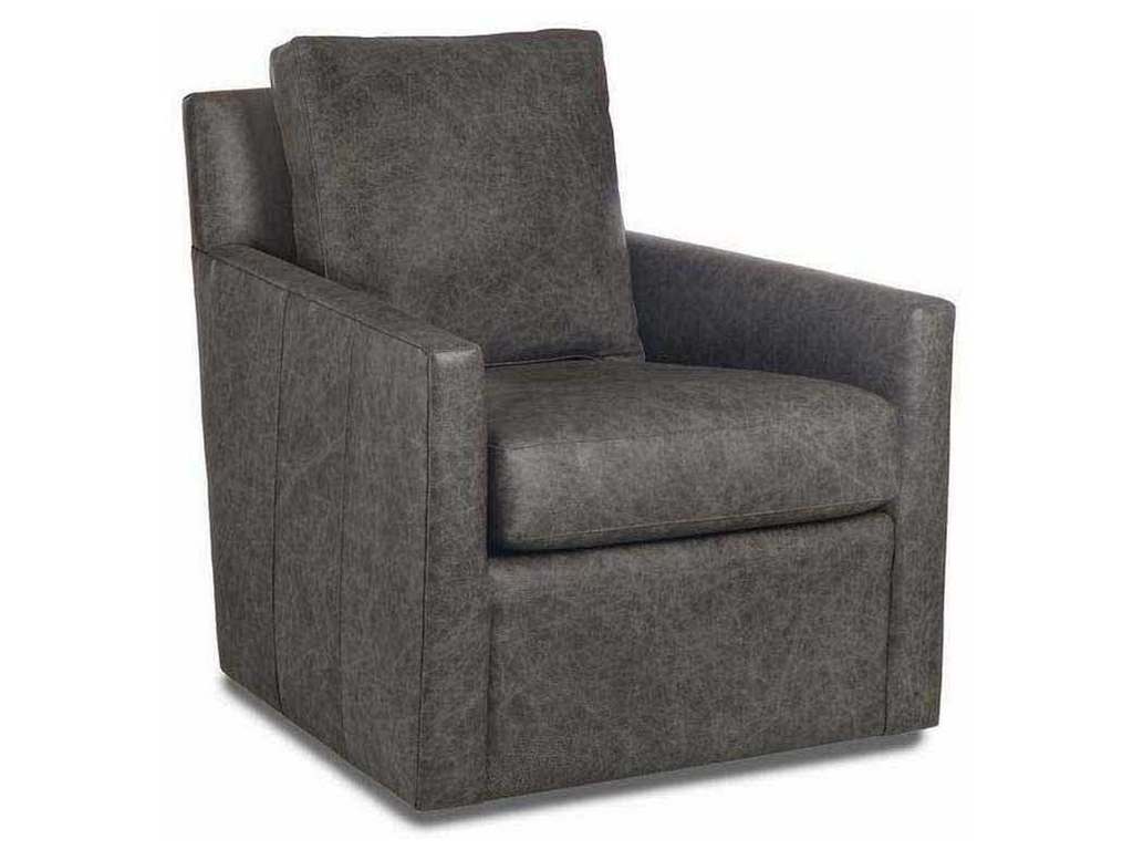 Hancock and Moore UL6353-S Skinner Leather Swivel Chair