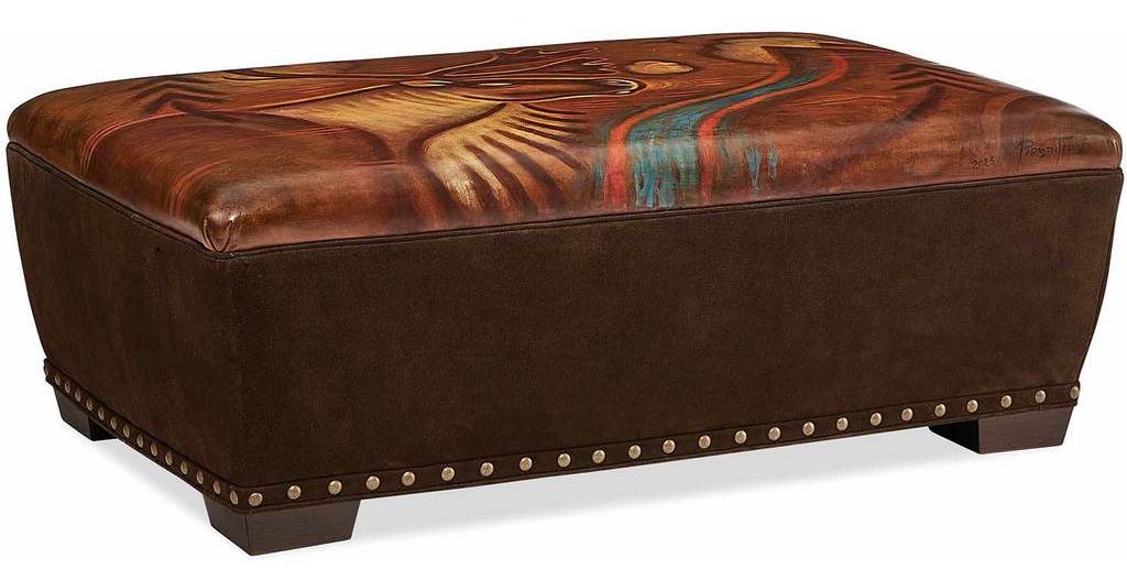 Hancock and Moore 6850 Yukon Cocktail Ottoman
