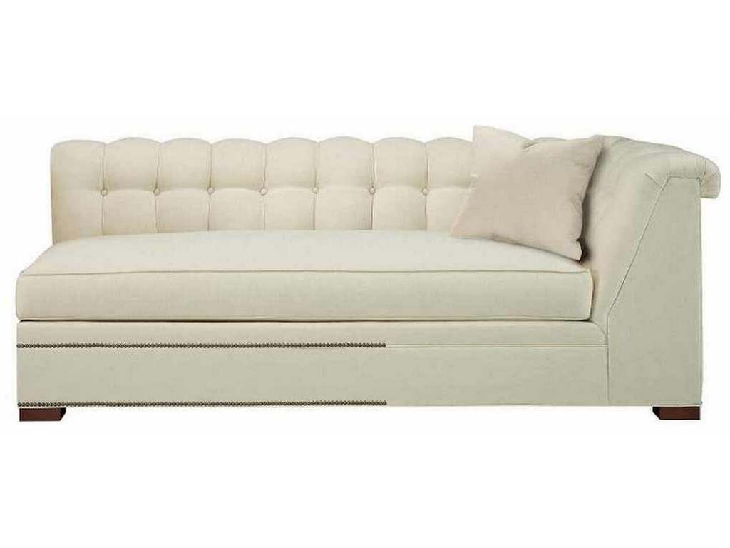 Hickory Chair HC123-59 Kent Made To Measure Tufted Right Arm Facing Corner Armless Sofa