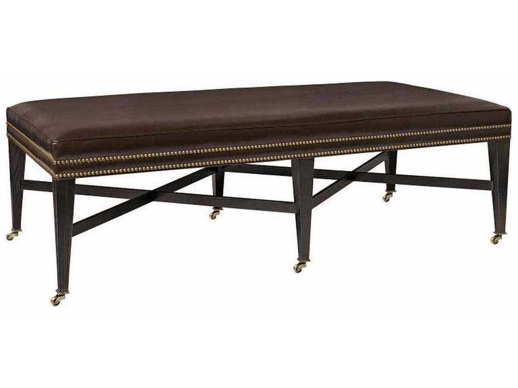 Hickory Chair HC126-30 Bexley Cocktail Ottoman with Upholstered Top