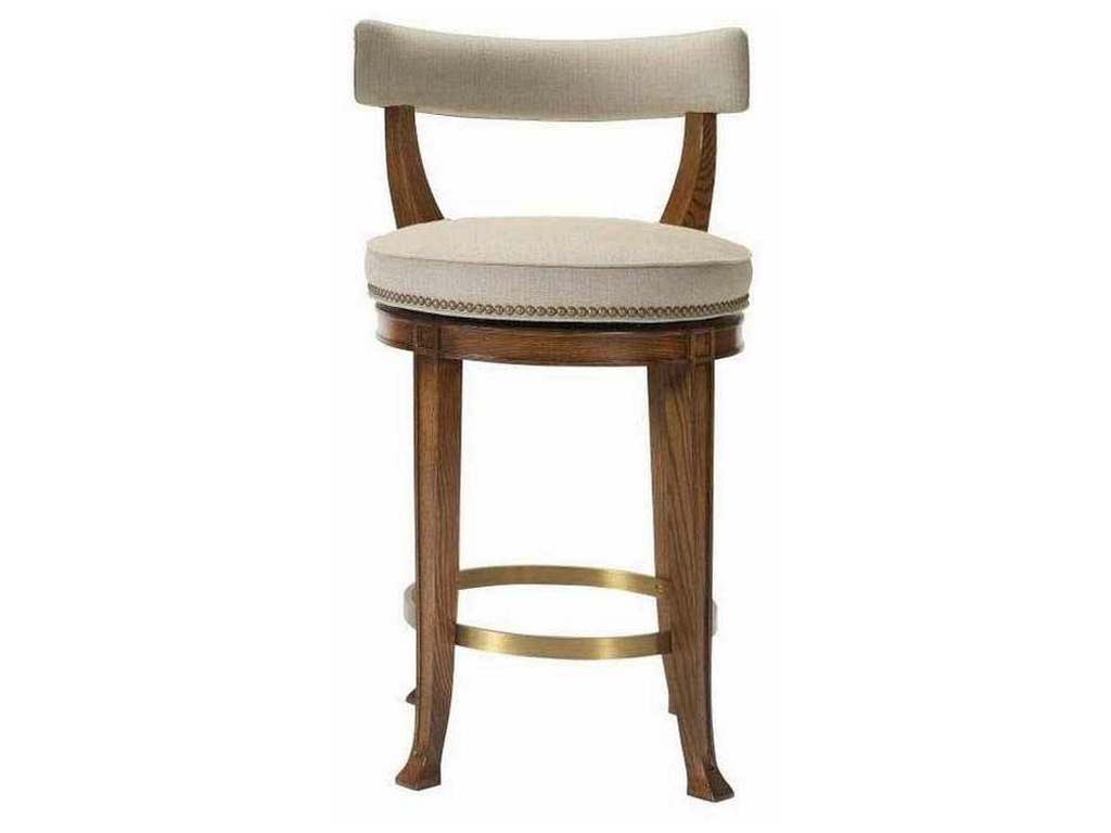 Hickory Chair HC138-13 Newbury Swivel Curved Back Counter Stool