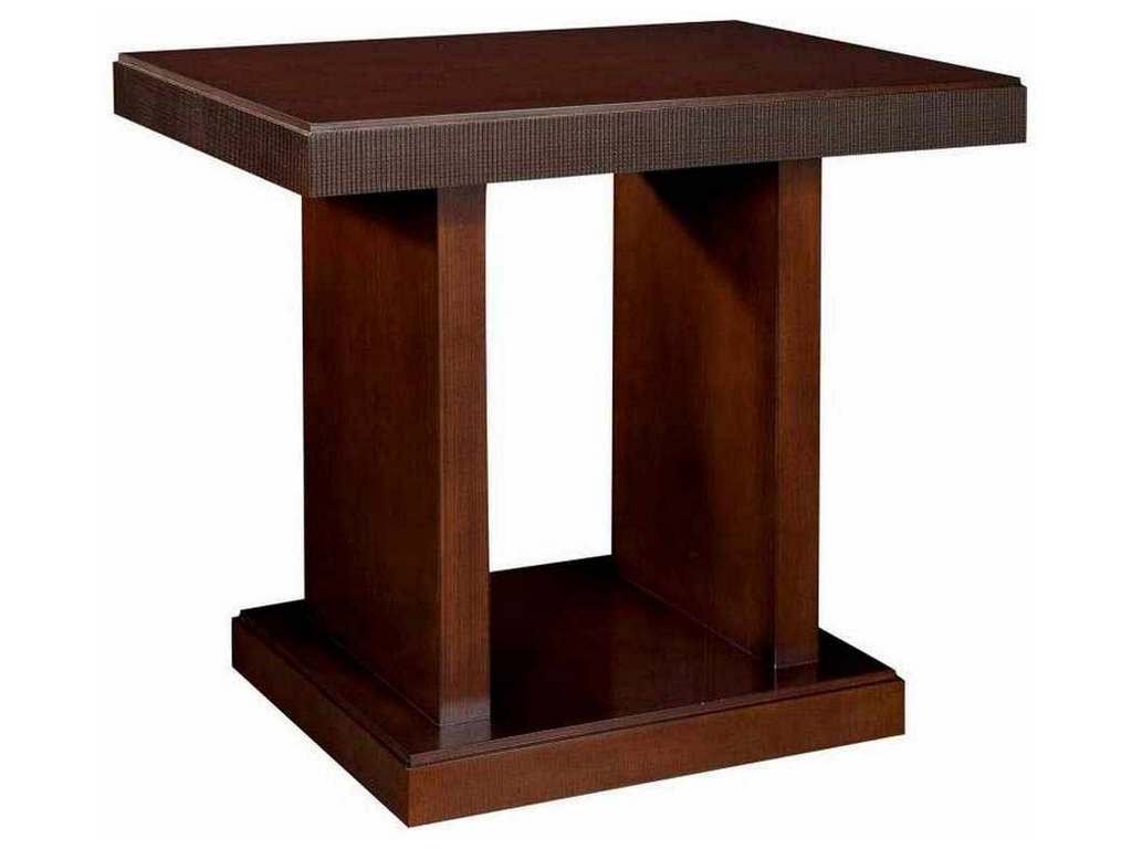 Hickory Chair HC1685-70 Chase Reeded Side Table Hickory Chair HC1685-70 Chase Reeded Side Table