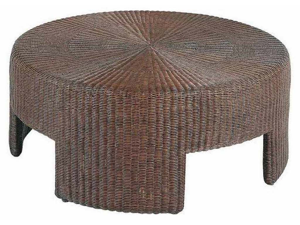 Hickory Chair HC5581-10 Wicker Round Coffee Table 48 Inch