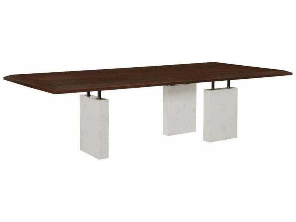 Hickory Chair HC7241-70W Block Dining Table 108 Inch