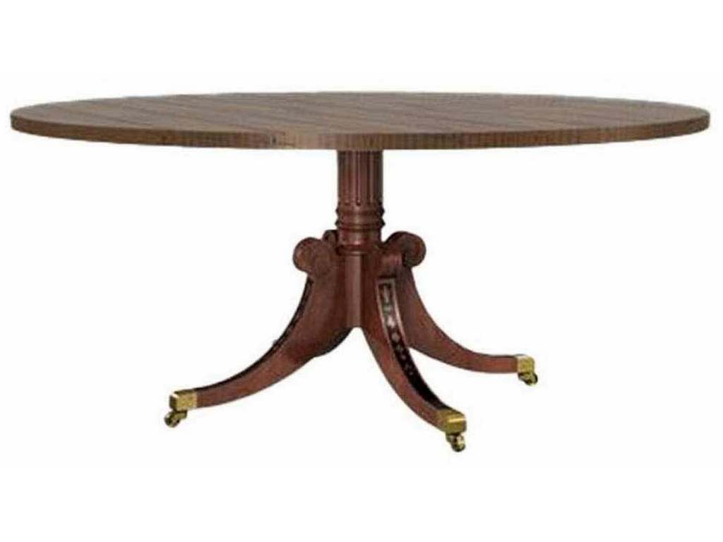 Hickory Chair HC2476-71 Newport Single Pedestal Base Optional Finishes