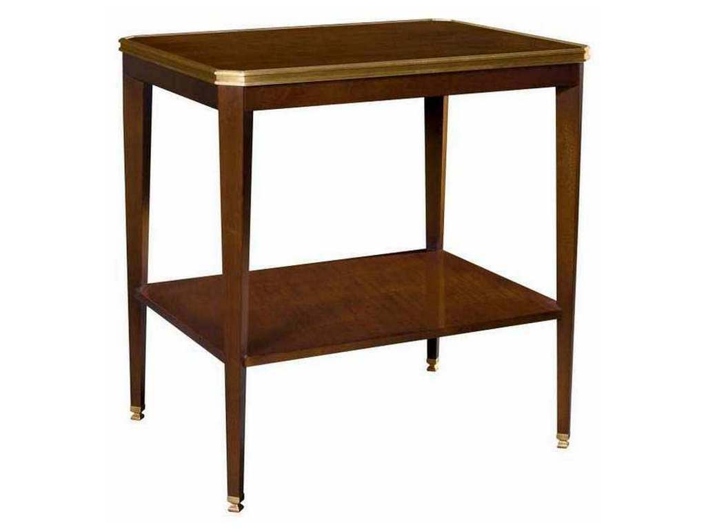 Hickory Chair HC1586-71W Austell Side Table With Wood Top