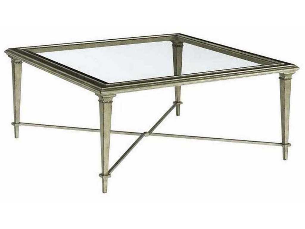 Hickory Chair HC2581-20 Bristol Square Cocktail Table Silver