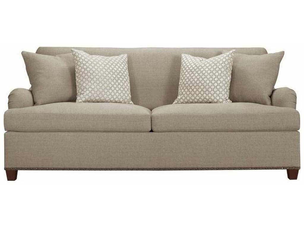 Hickory Chair HC4121-21 Sihouettes Sleep Sofa With English Arm Exp Leg