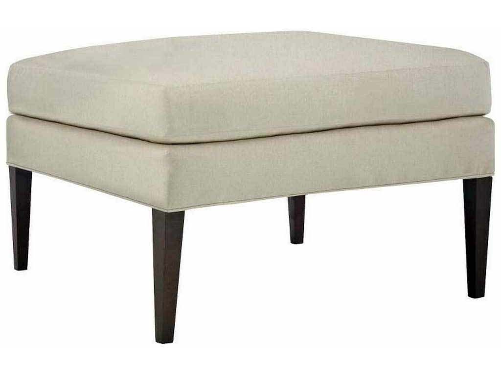 Hickory Chair HC702-29 Maud Ottoman With Tapered Legs