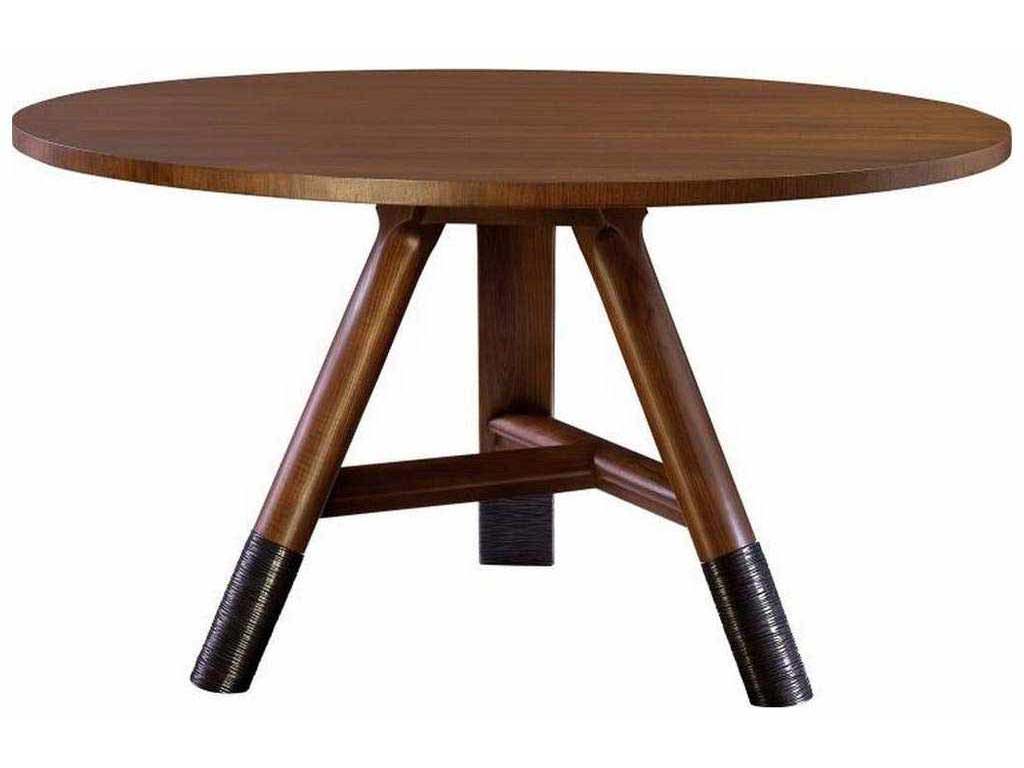 Hickory Chair HC744-70 Baylis Dining Table Three Leg Base