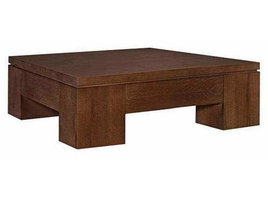 Hickory Chair HC974848-70W Mikos Cocktail Table With Wood Top