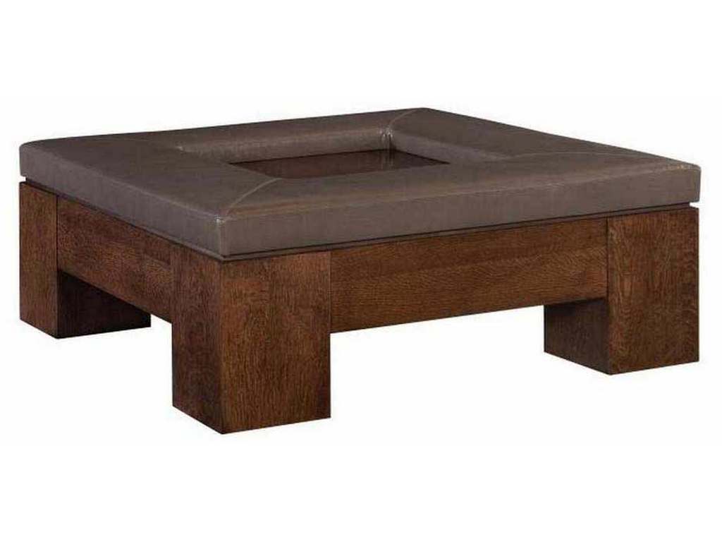 Hickory Chair HC975454-70U Mikos Cocktail Table Uph Top