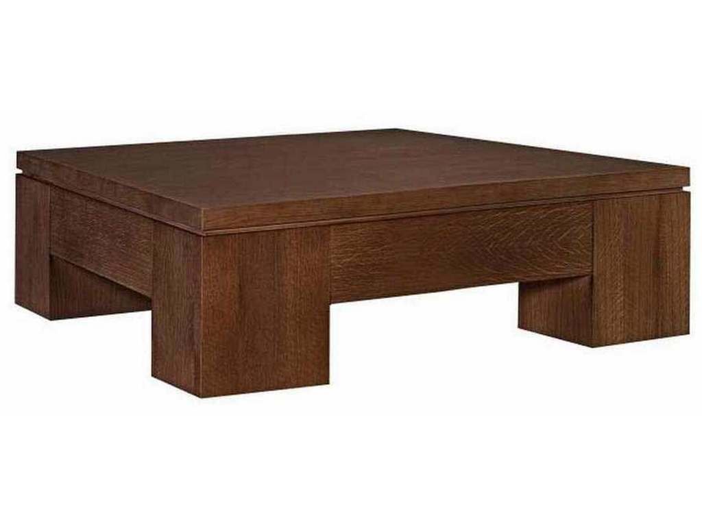 Hickory Chair HC975454-70W Mikos Cocktail Table With Wood Top