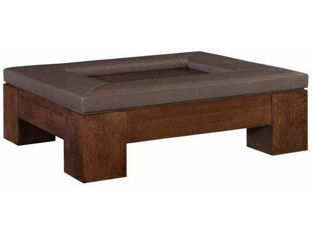 Hickory Chair HC976048-70U Mikos Cocktail Table Uph Top