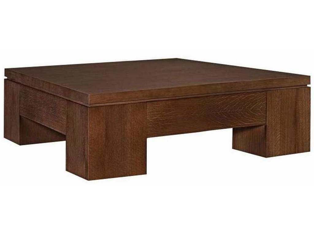 Hickory Chair HC976060-70W Mikos Cocktail Table With Wood Top