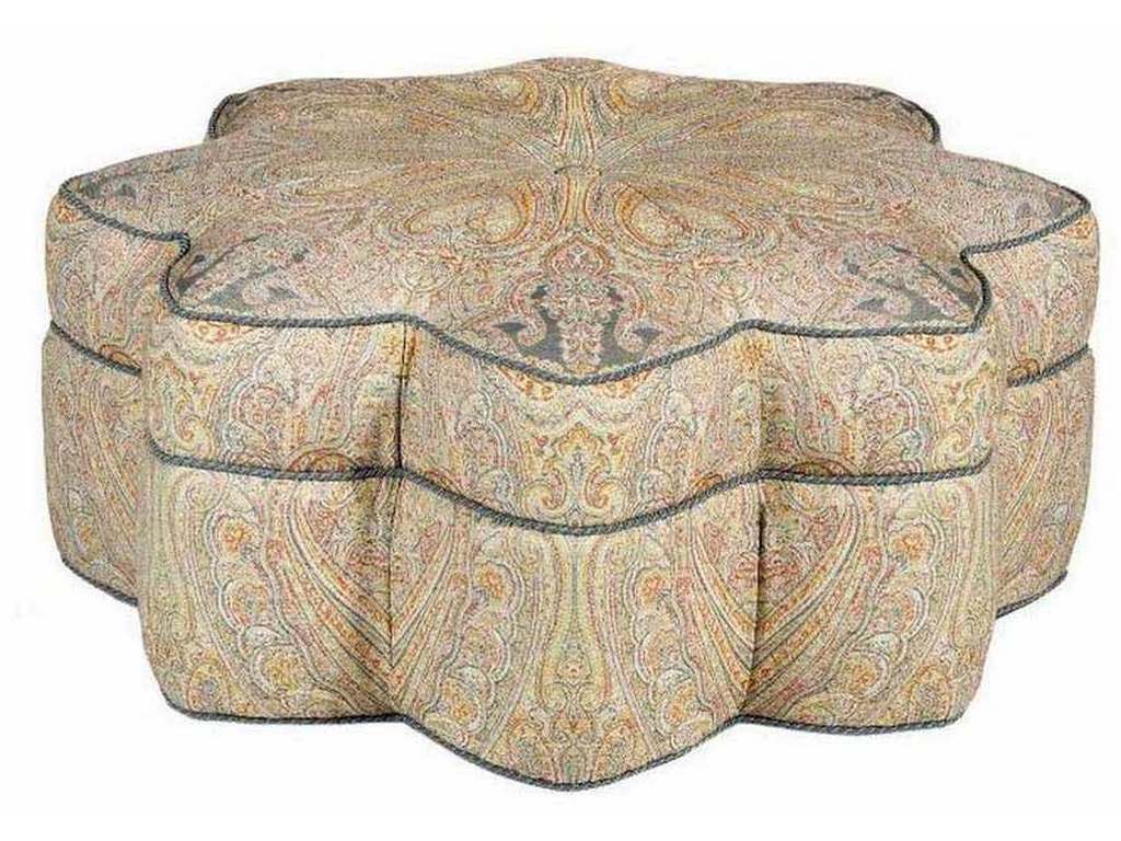 Hickory Chair PE190-00 Star of Indian Ottoman