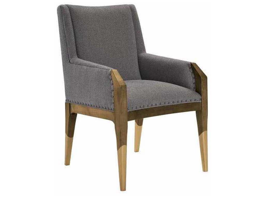 Hickory Chair HC8506-11 Tate Arm Chair with Gilded Legs