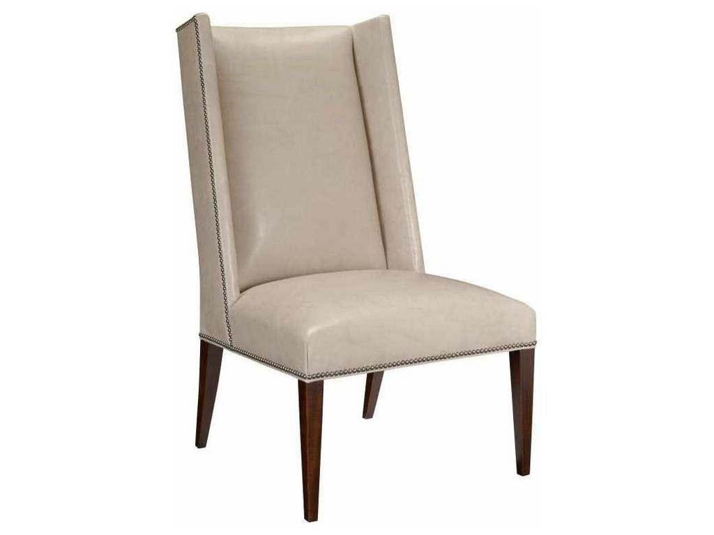 Hickory Chair HC150-04 Martin Host Chair with Tight Seat with out Arms Ash