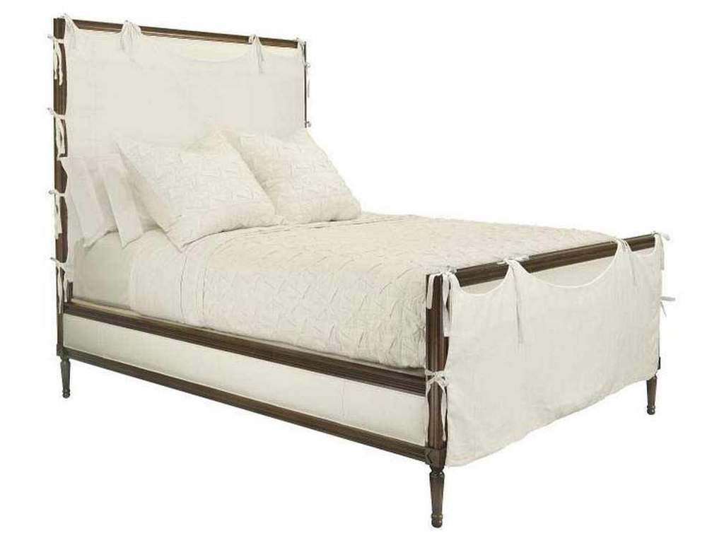 Hickory Chair HC1554-18 Candler Queen Bed with Slipcover
