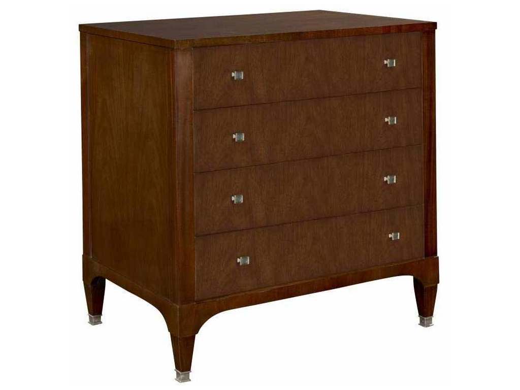 Hickory Chair HC166-21 Artisan Small Four Drawer Chest Mahogany