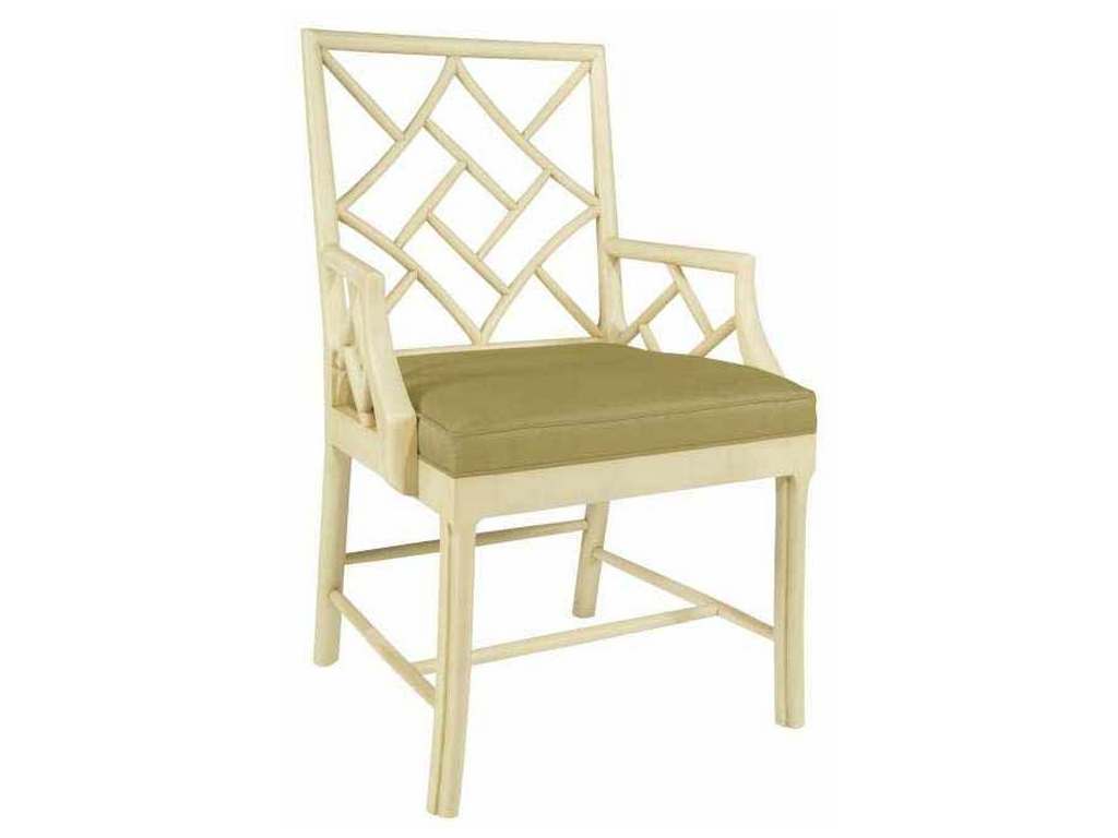 Hickory Chair HC2551-10 Fretwork Arm Chair