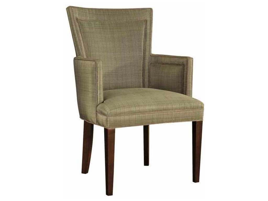 Hickory Chair HC7651-10 Flare Back Dining Arm Chair