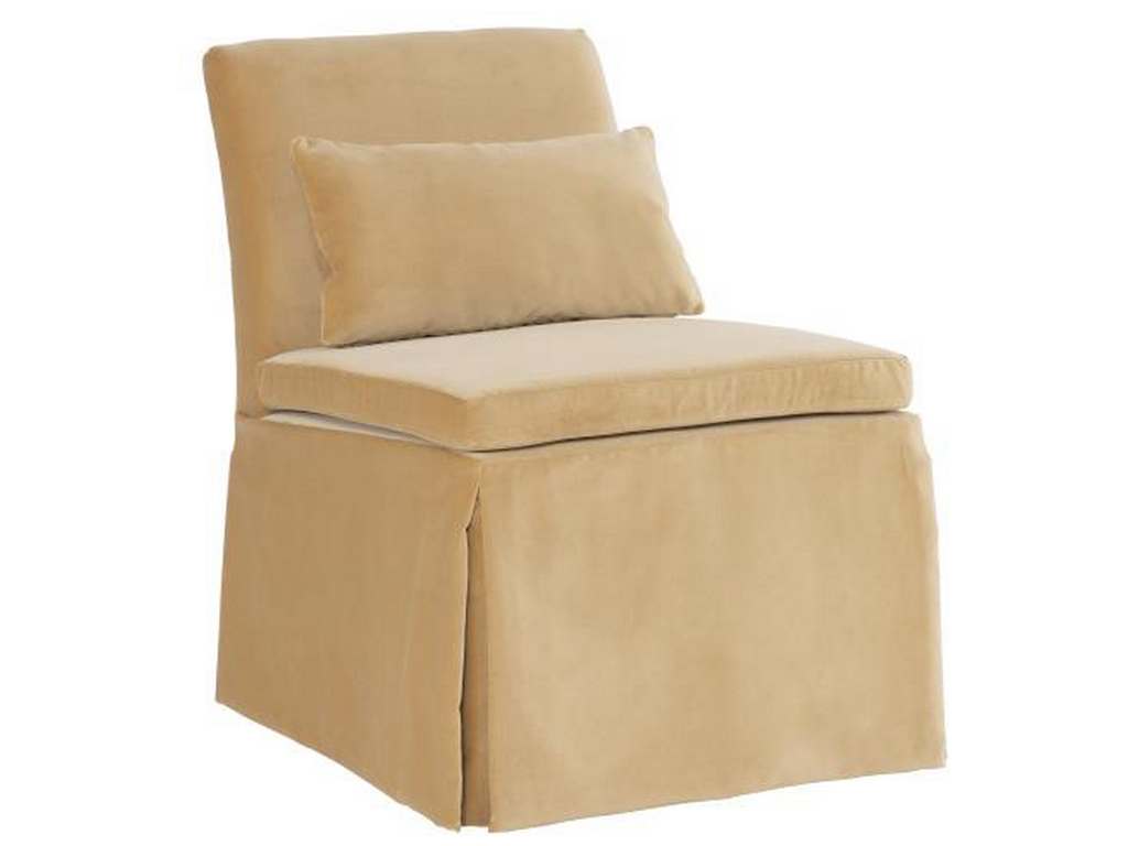 Hickory Chair HC1317-23S Georgette Skirted Slipper Chair