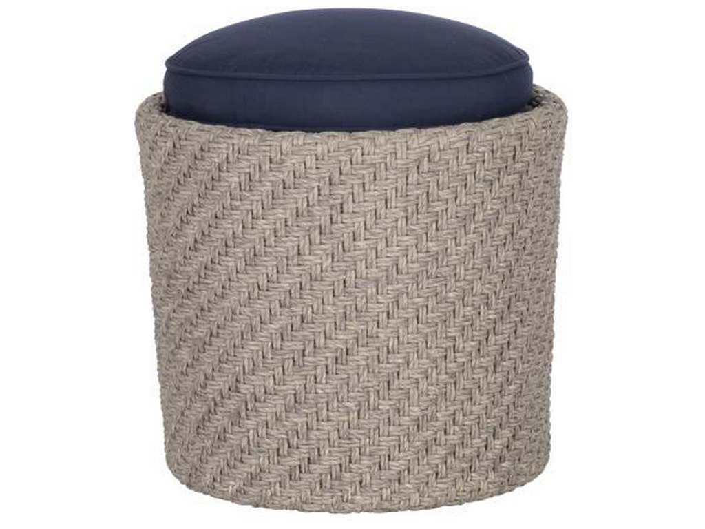 Hickory Chair HCD8779-30 Yara Woven Stool With Cushion Top