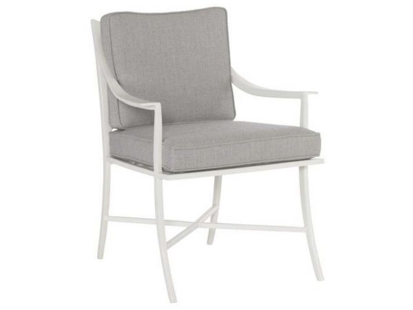 Hickory Chair HCD8900-01-W Haret Dining Chair Cloud White