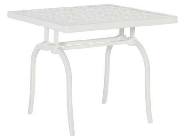 Hickory Chair HCD8986-W-STK Haret End Table Cloud White
