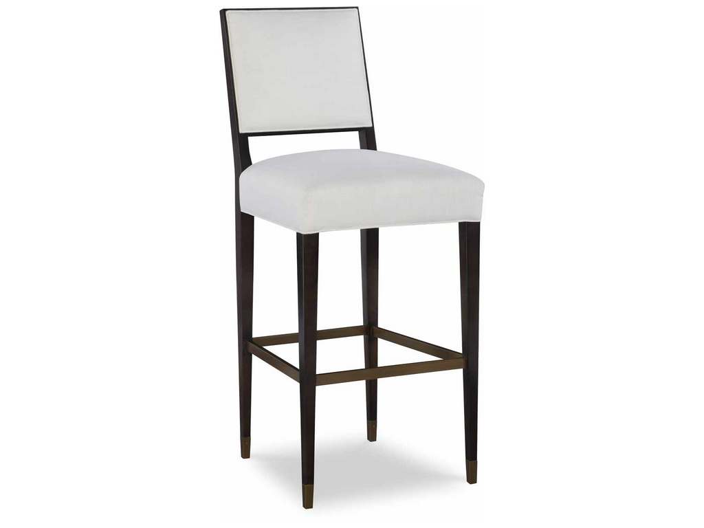 Highland House 1175C  Beatrix Counter Stool With Antique Brass